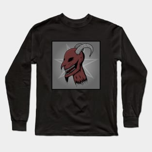 Severed Demon Head Long Sleeve T-Shirt